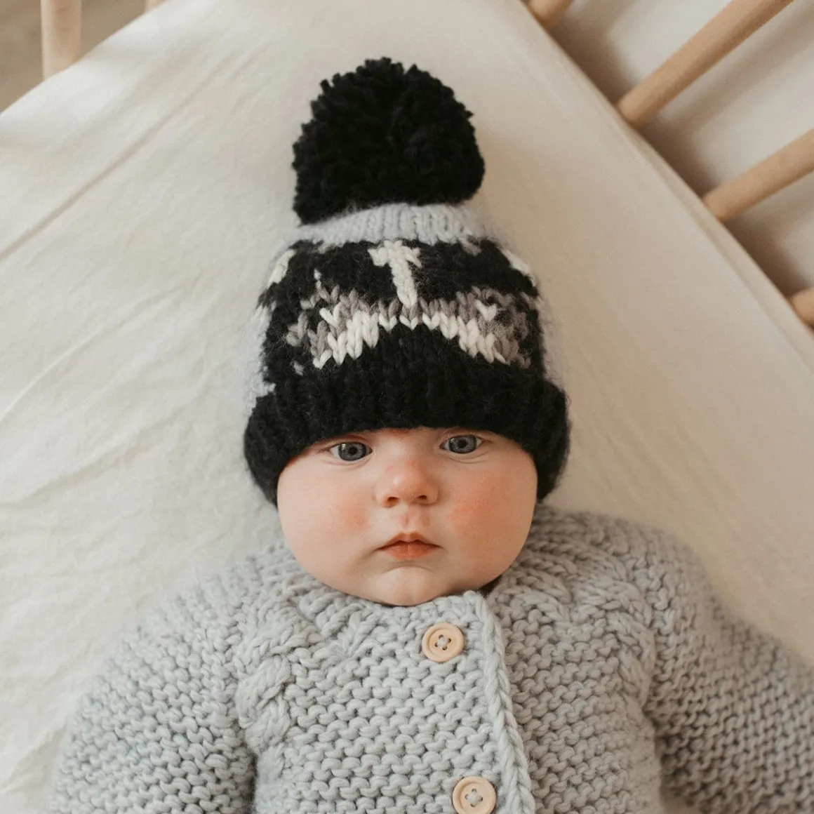 Huggalugs Frenchie Puppy Dog Beanie Hat - Large (2-6 years)