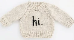 Huggalugs hi. Crew Neck Sweater - Black, 0-6 months