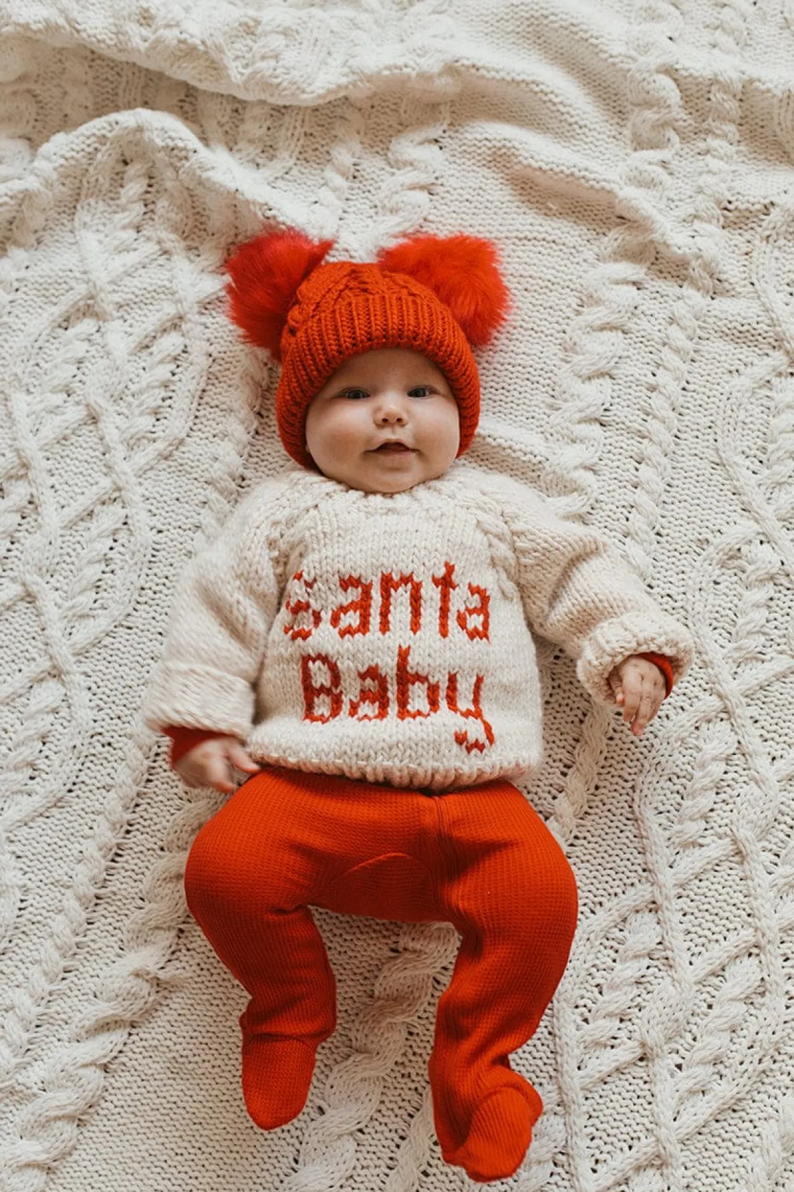 Huggalugs Santa Baby Crew Neck Sweater - 18-24 months
