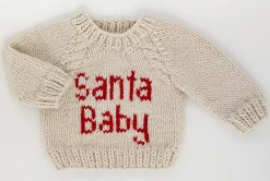Huggalugs Santa Baby Crew Neck Sweater - 2-3T