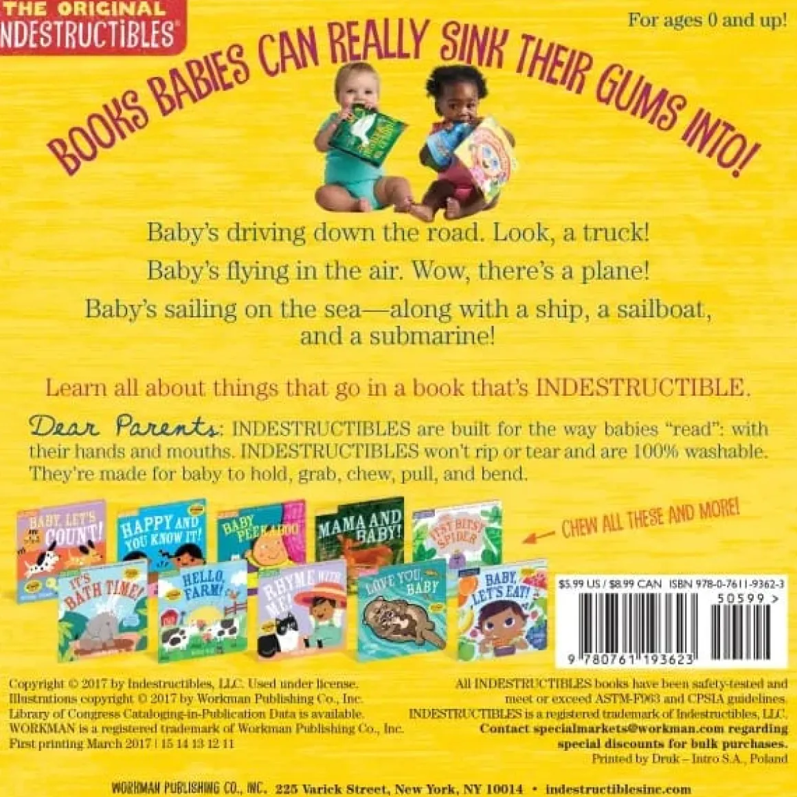 Indestructibles: Things That Go!