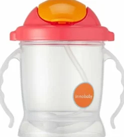 Innobaby Sippin' Smart EZ Flow Straw Sippy - Pink
