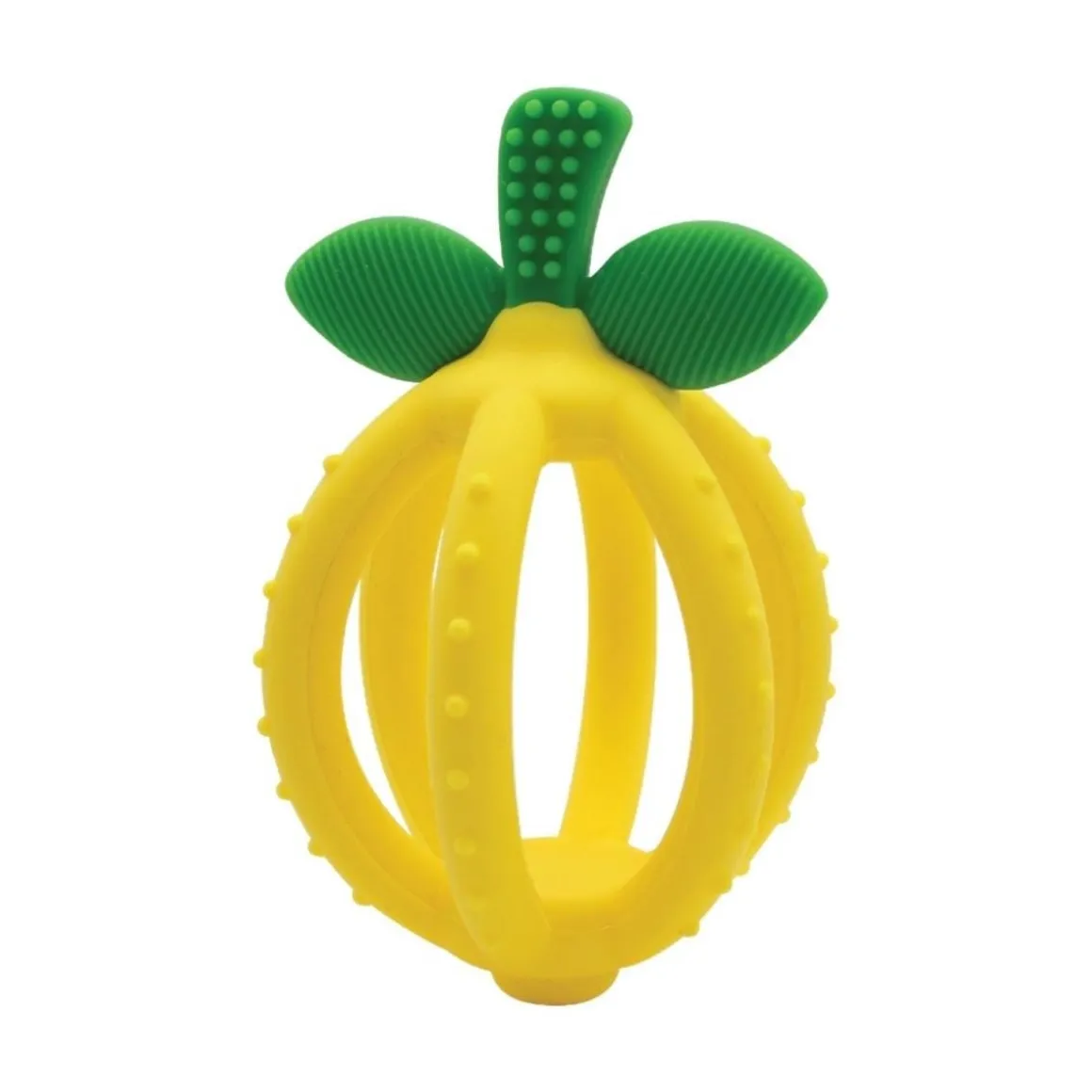 Itzy Ritzy Bitzy Biter Teething Ball Baby Teether - Lemon