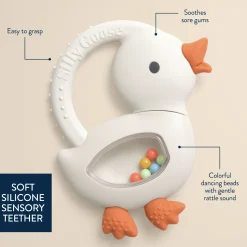 Itzy Ritzy Bitzy Shake Rattle - Goose