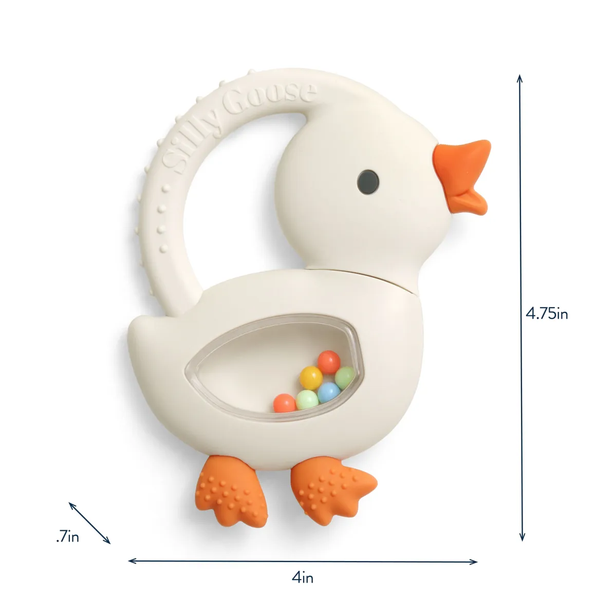 Itzy Ritzy Bitzy Shake Rattle - Goose
