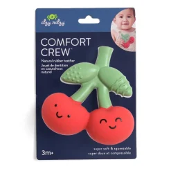 Itzy Ritzy Comfort Crew Natural Rubber Teether - Cherries