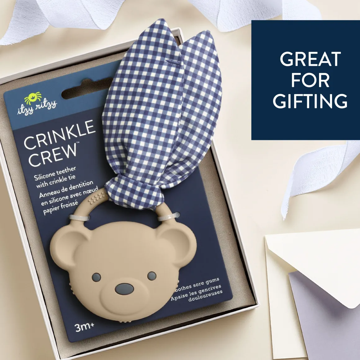 Itzy Ritzy Crinkle Crew - Bear