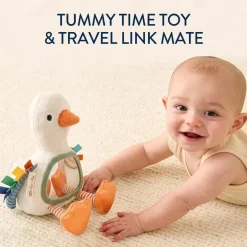 Itzy Ritzy Goose Itzy Bitzy Mirror Sensory Tummy Time Mirror