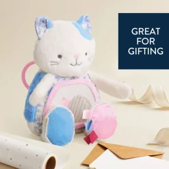 Itzy Ritzy Itzy Bitzy Mirror Kitty Tummy Time Sensory Toy