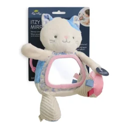 Itzy Ritzy Itzy Bitzy Mirror Kitty Tummy Time Sensory Toy