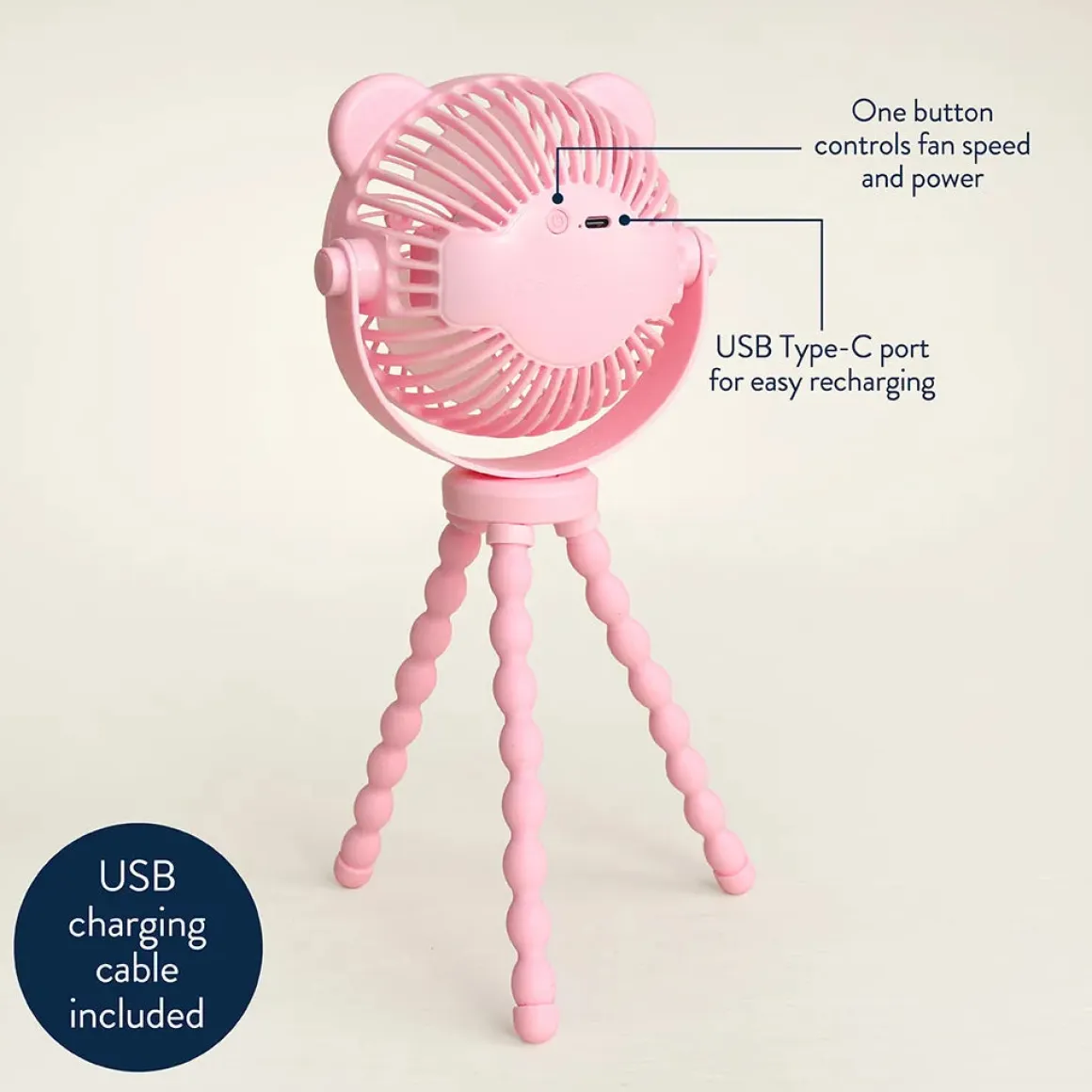 Itzy Ritzy Itzy Breeze 3-Speed Stroller Fan