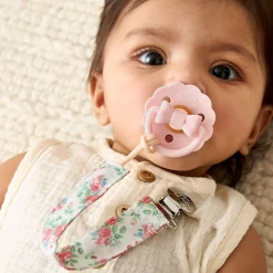 Itzy Ritzy Itzy Clip Fabric Pacifier Strap - Bow