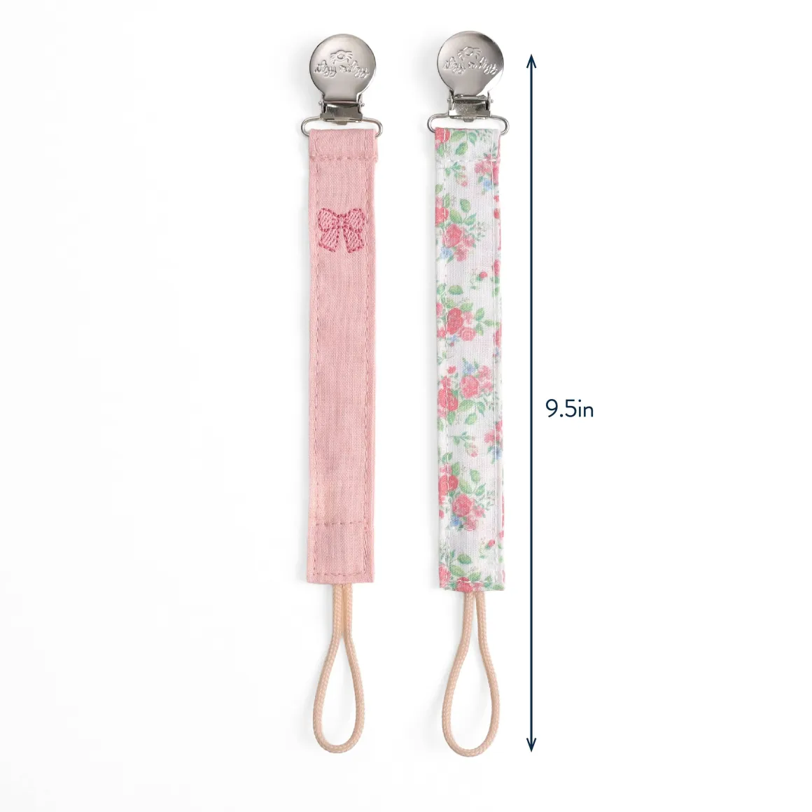 Itzy Ritzy Itzy Clip Fabric Pacifier Strap - Bow