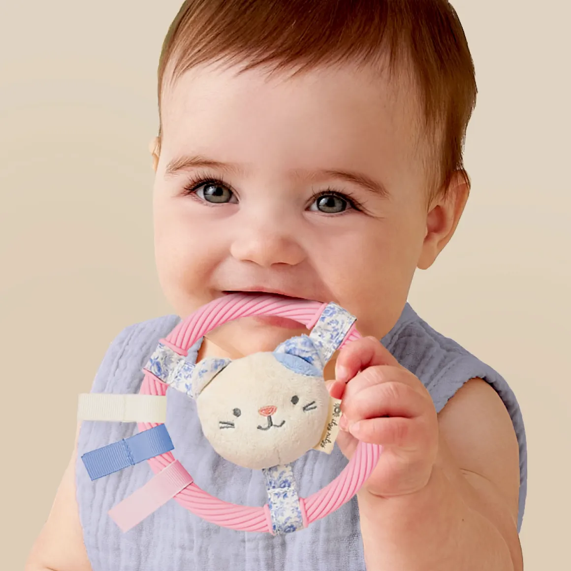Itzy Ritzy Itzy Ring Pal - Kitty