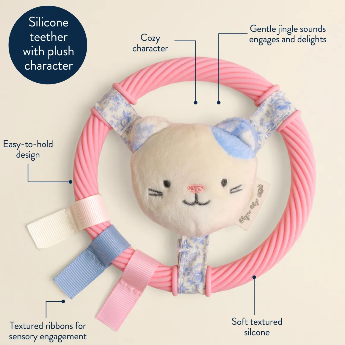 Itzy Ritzy Itzy Ring Pal - Kitty