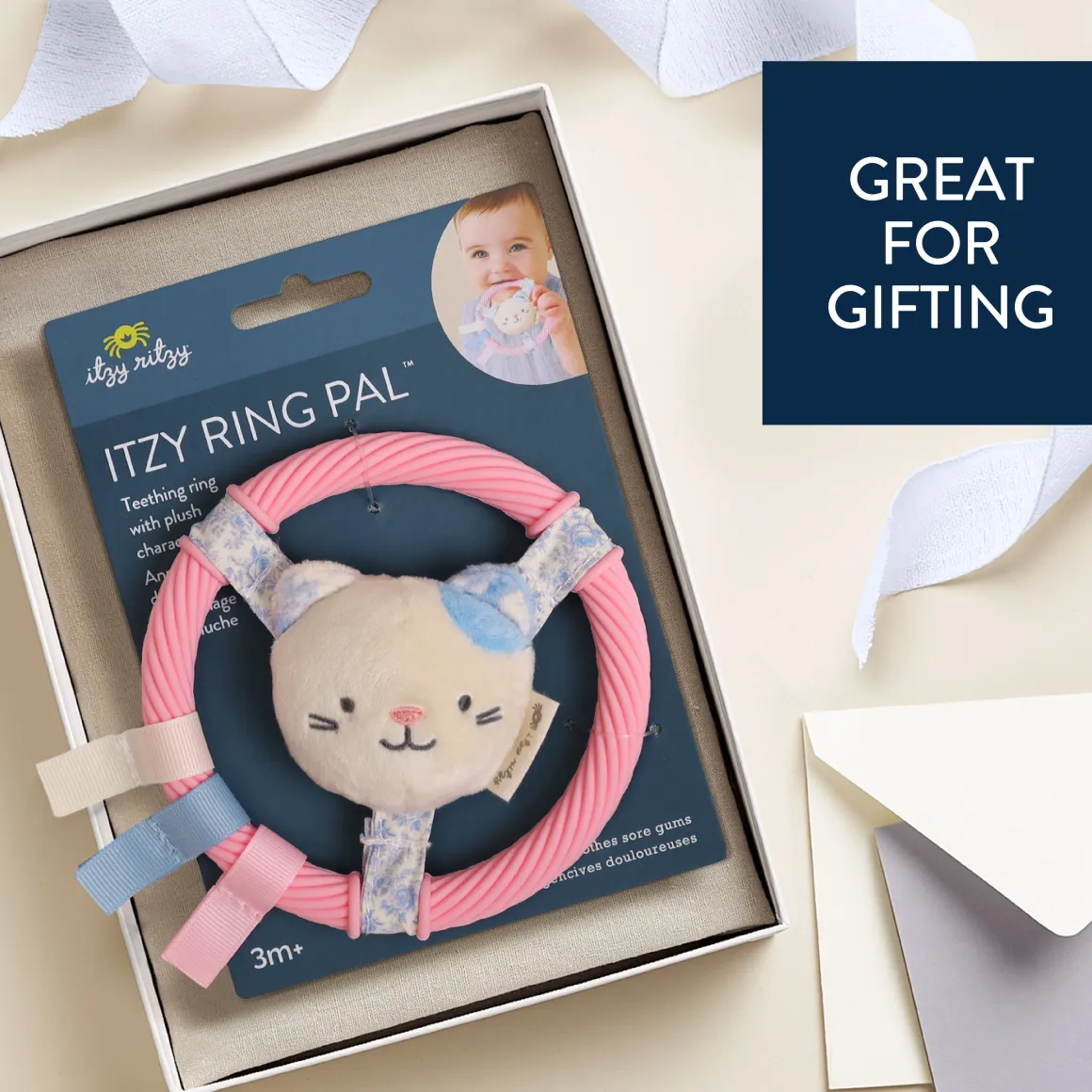 Itzy Ritzy Itzy Ring Pal - Kitty