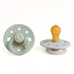 Itzy Ritzy Itzy Soother Glow Natural Rubber Paci Sets - Glow 0-6M