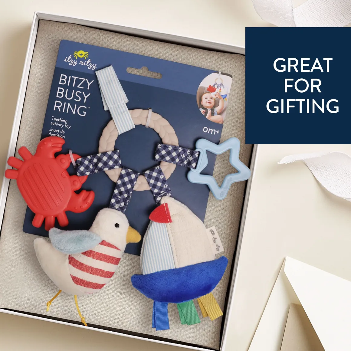 Itzy Ritzy Nautical Bitzy Busy Ring