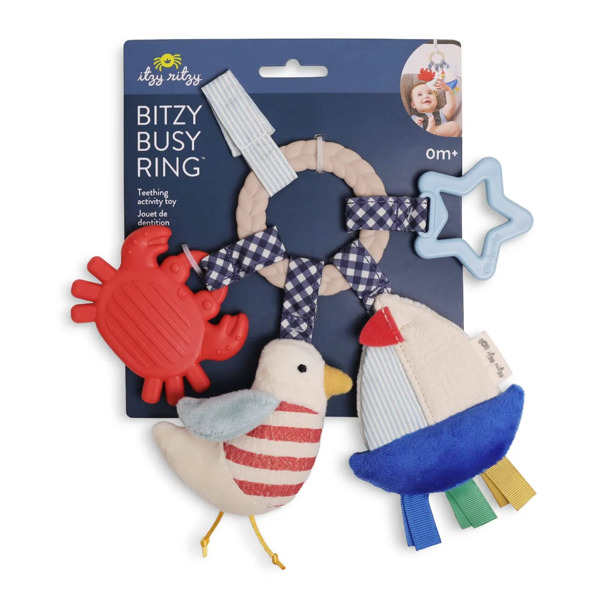 Itzy Ritzy Nautical Bitzy Busy Ring