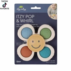 Itzy Ritzy Pop & Whirl Bath + Travel Toy - Smile