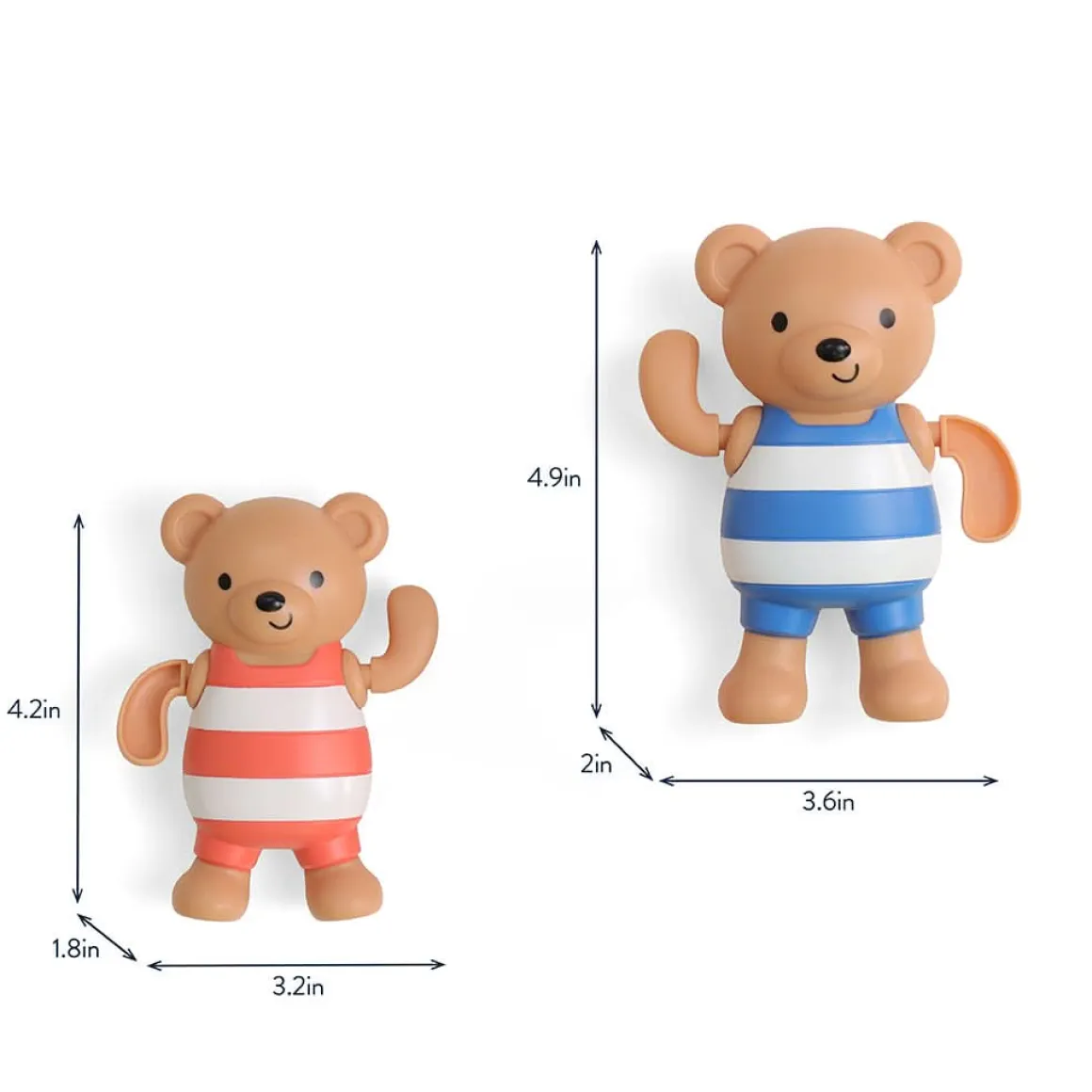 Itzy Ritzy Silly Swimmers Bath Toy - Bear