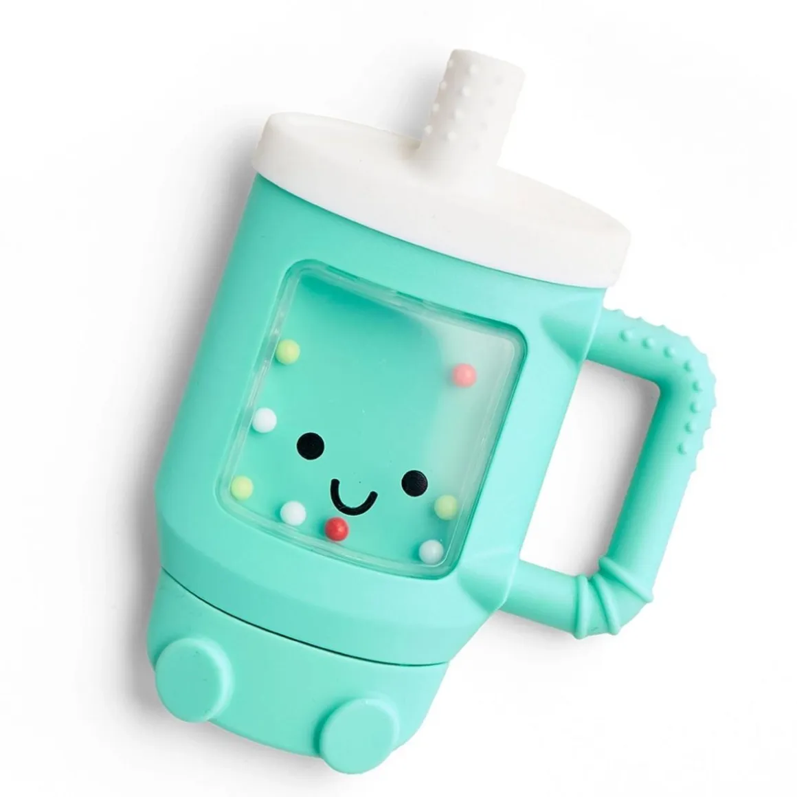 Itzy Ritzy Sweetie Shake Plus Silicone Teether with Rattle - Tumbler