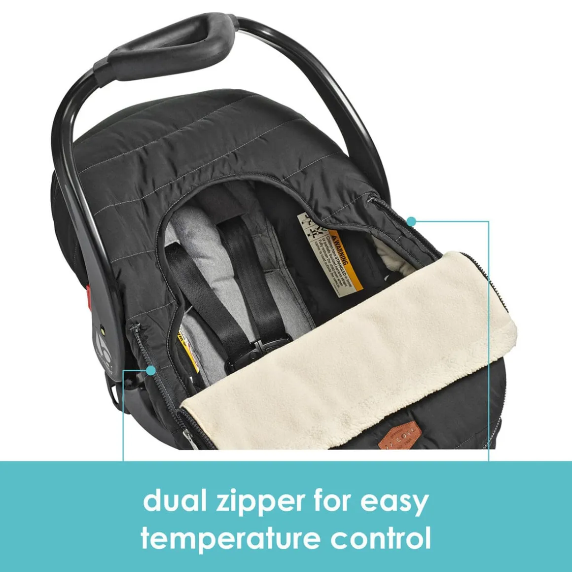 JJ Cole Car Seat Cover - Black