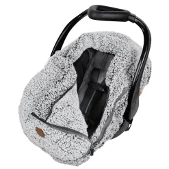 JJ Cole Cuddly Car Seat Cover - Gray