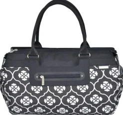 JJ Cole Parker Diaper Bag - Black Floret