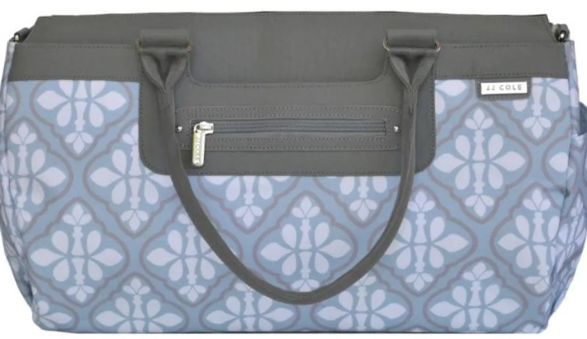 JJ Cole Parker Diaper Bag - Blue Iris