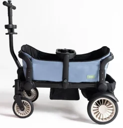 Joey (2 Seater) Stroller Wagon with 1 Canopy - Blue