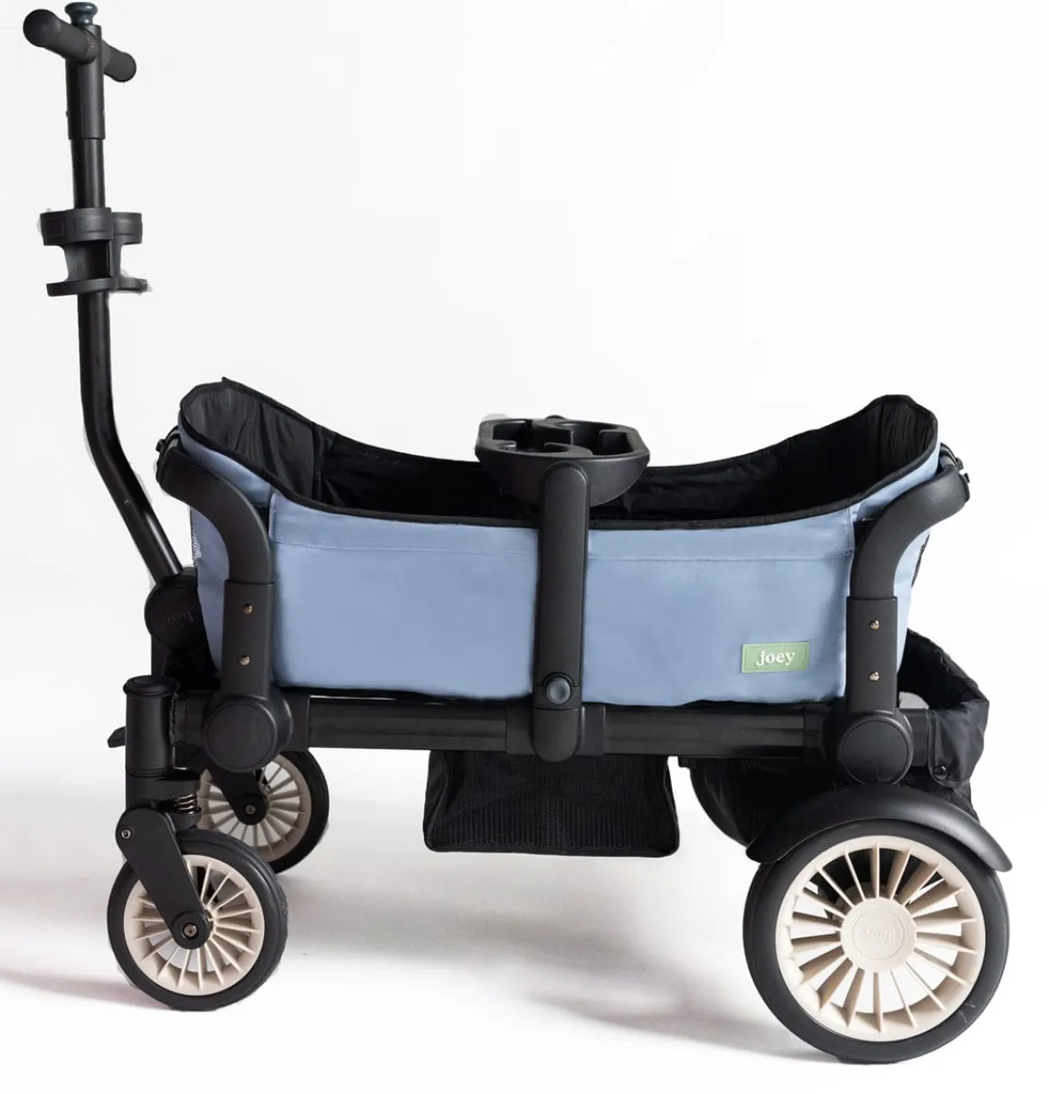 Joey (2 Seater) Stroller Wagon with 1 Canopy - Blue