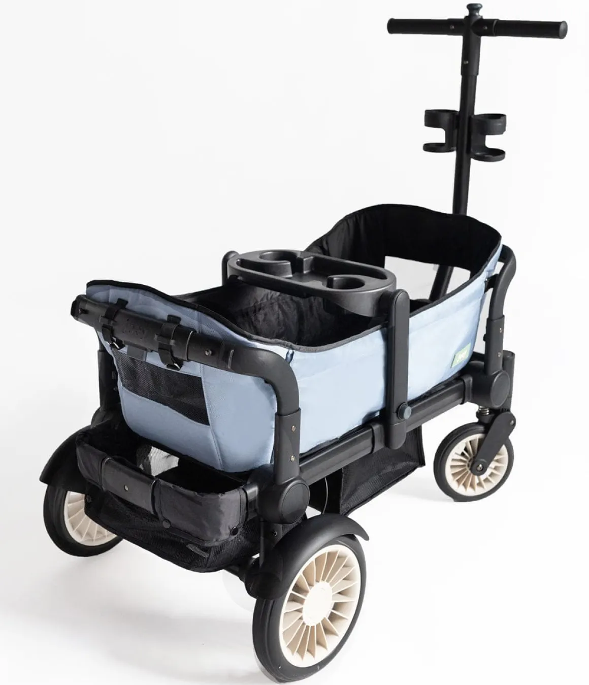Joey (2 Seater) Stroller Wagon with 1 Canopy - Blue