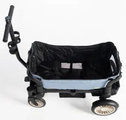 Joey (2 Seater) Stroller Wagon with 1 Canopy - Blue
