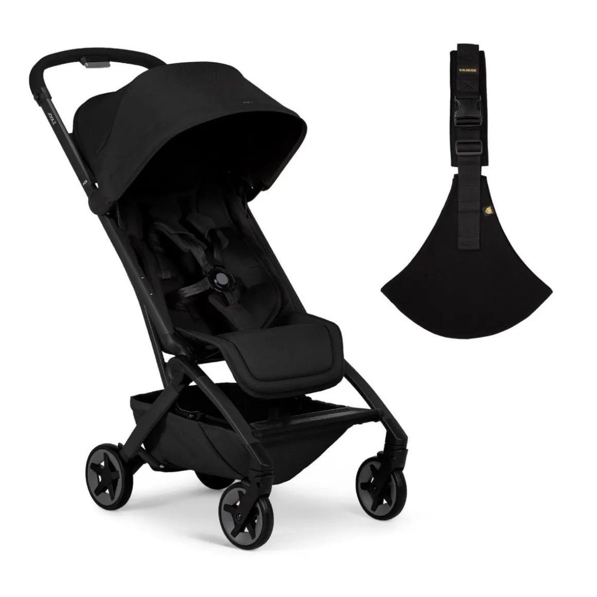 Joolz Aer2 Lightweight Compact Stroller + Wildride Carrier Bundle - Space Black