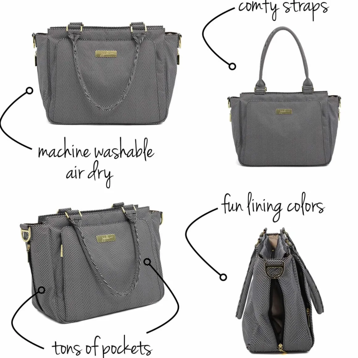 Ju-Ju-Be Be Classy Tote Diaper Bag - The Queen of the Nile