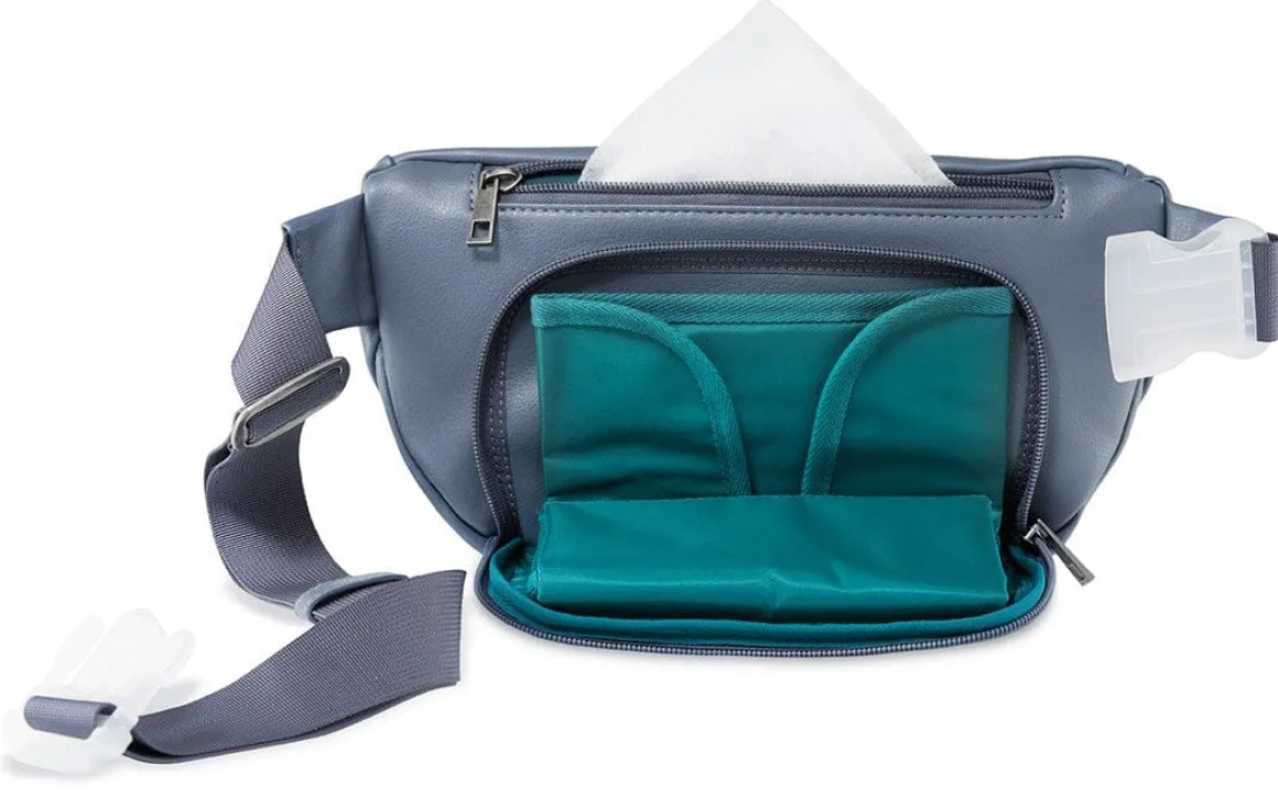 Kibou Diaper Bag Fanny Pack - Smoky Indigo