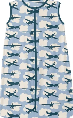 KicKee Pants Lightweight Sleeping Bag - Pond Airplanes, 0-6 Months