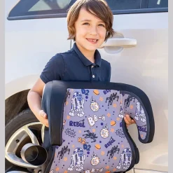 KidsEmbrace Backless Booster Car Seat - Star Wars BB-8 and R2-D2