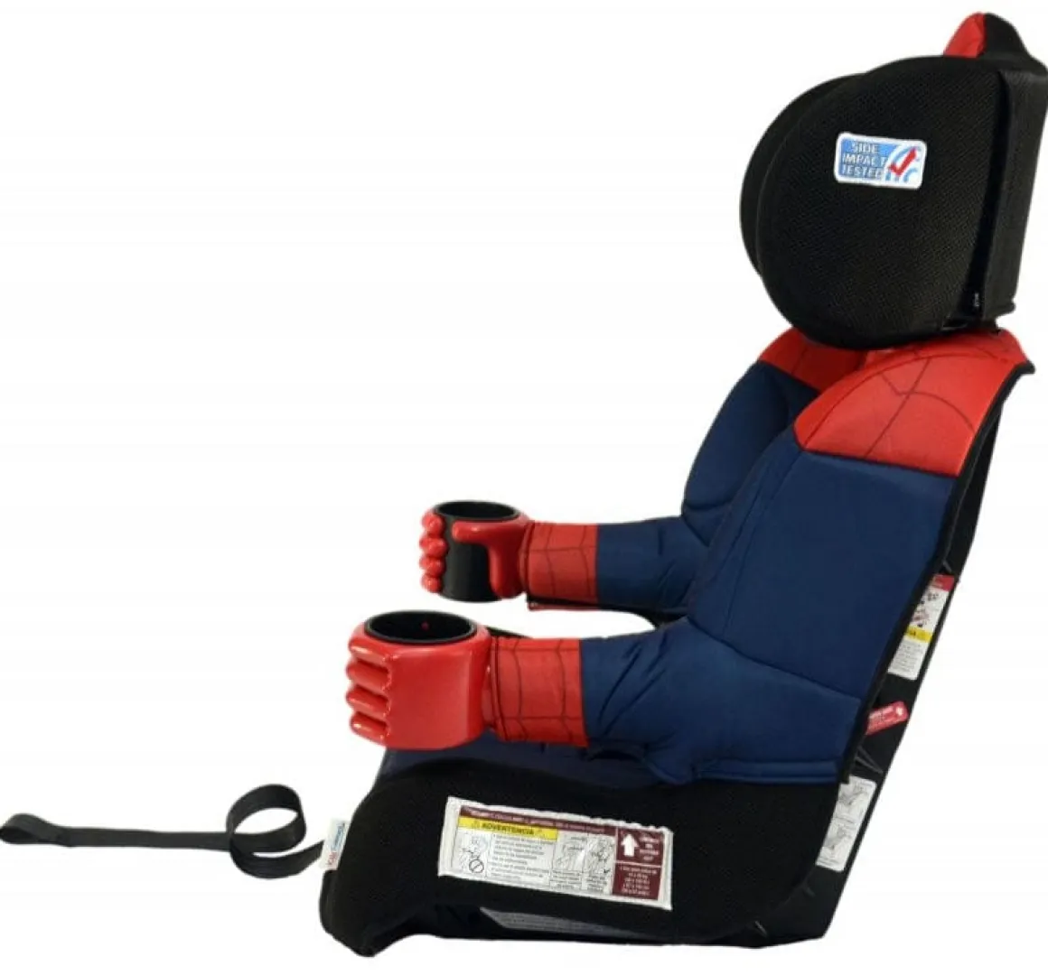 KidsEmbrace Harness Booster Car Seat - Ultimate Spider-Man, Black