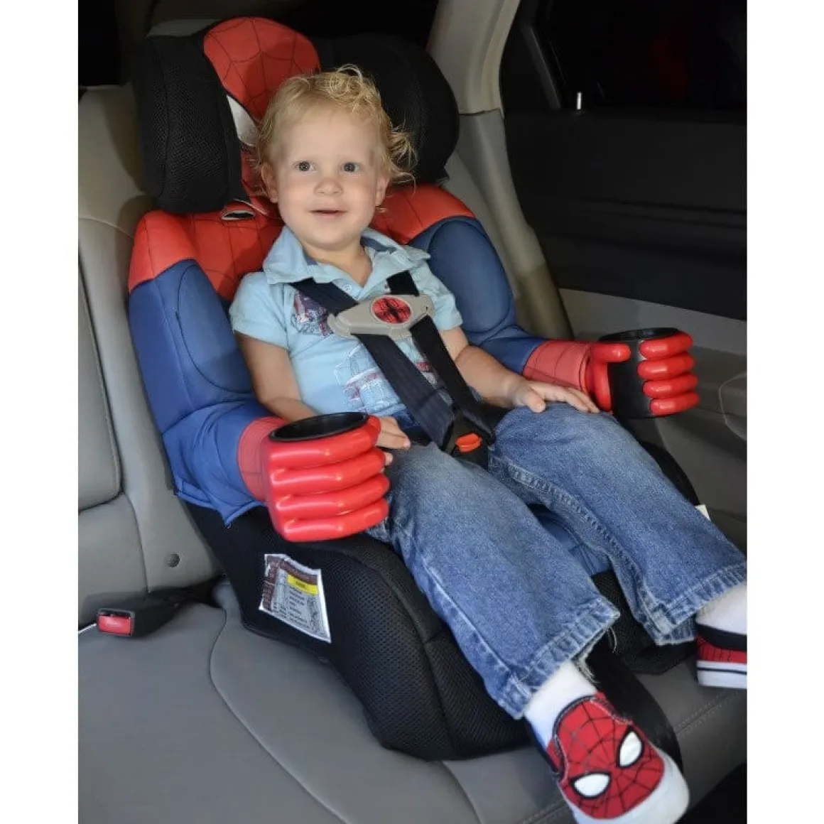 KidsEmbrace Harness Booster Car Seat - Ultimate Spider-Man, Black