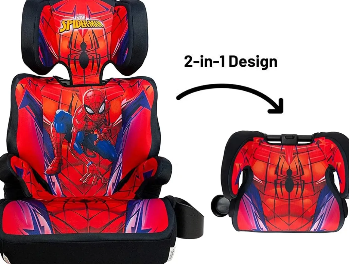 KidsEmbrace High Back Booster Car Seat - Marvel Spider-Man Suit