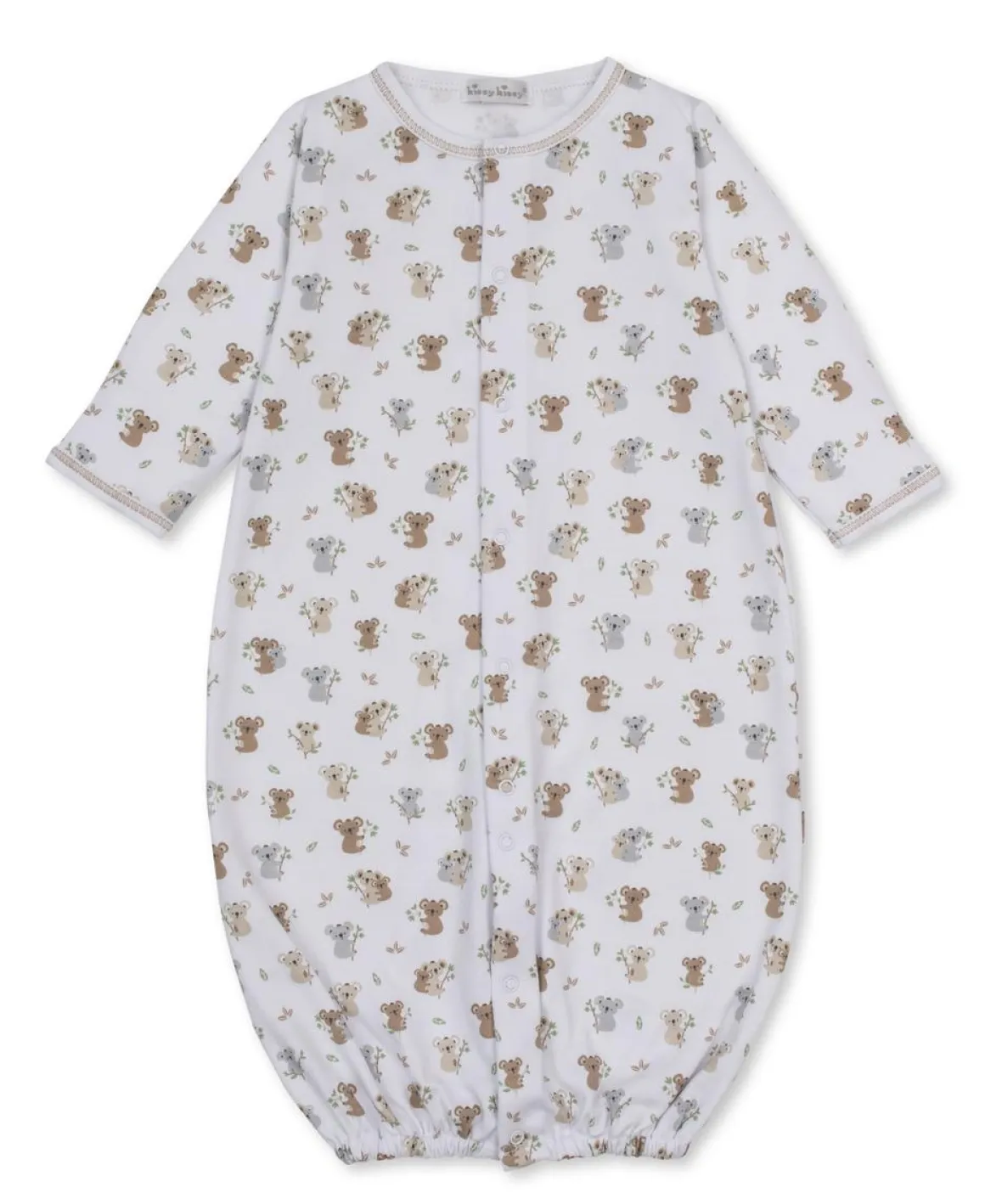 Kissy Kissy Convertible Gown Print - Multi, Newborn