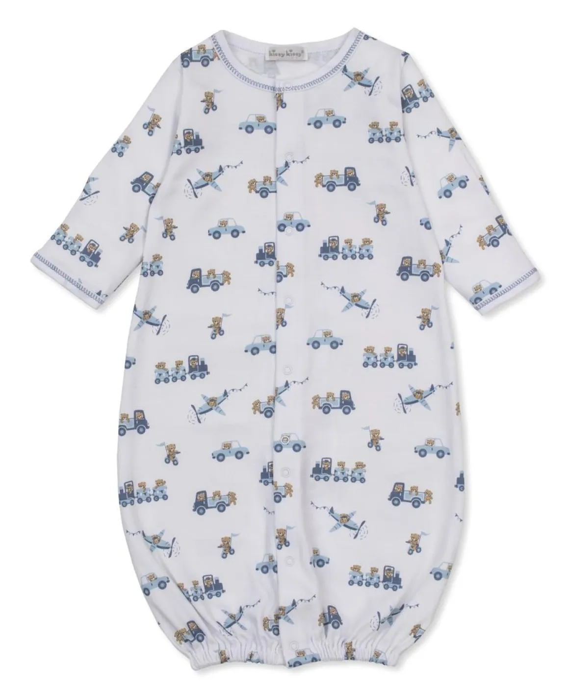 Kissy Kissy Convertible Gown Print - Multi, Newborn