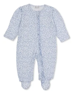 Kissy Kissy Footie w/ Zip Print - Light Blue, 0-3M