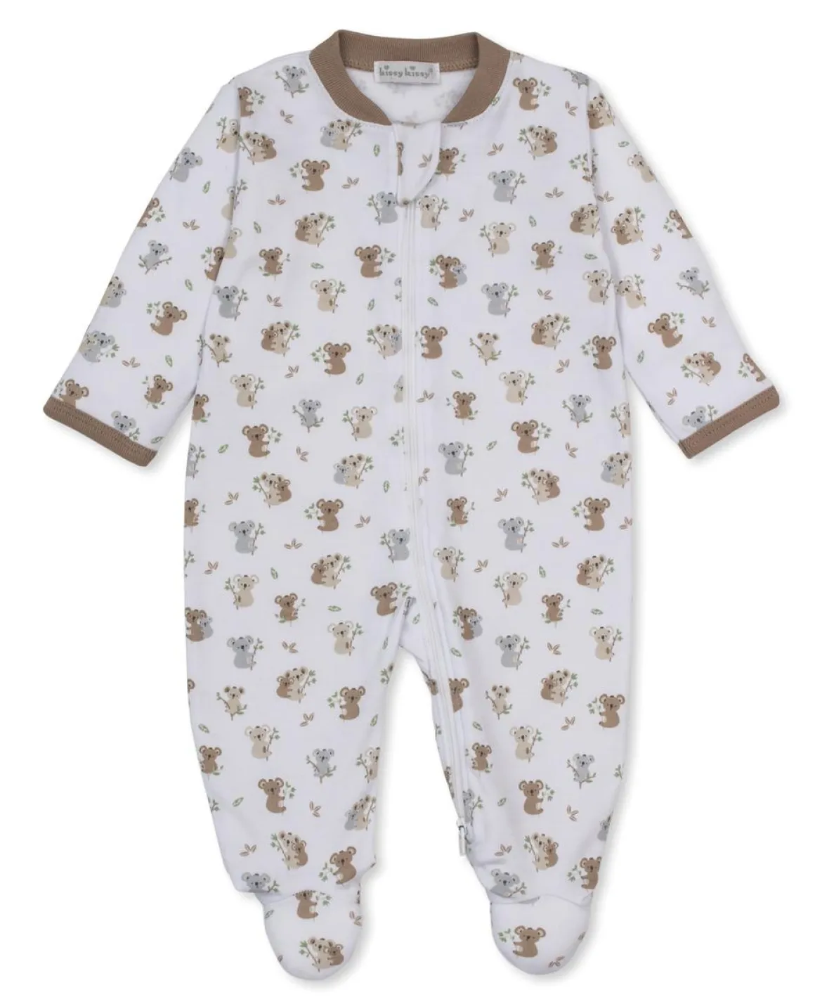 Kissy Kissy Footie w/ Zip Print - Multi, Newborn
