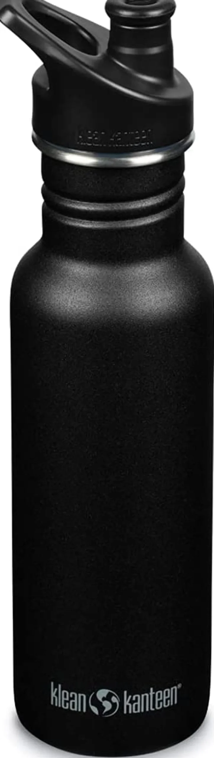 Klean Kanteen Classic Stainless Steel Bottle, 18 oz - Black