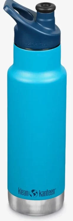 Klean Kanteen Kid Classic Insulated Stainless Steel Bottle, 12 oz - Hawaiian Ocean