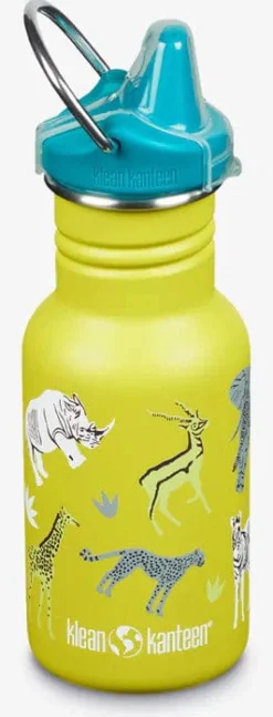 Klean Kanteen Kid Classic Sippy Water Bottle, 12 oz - Safari