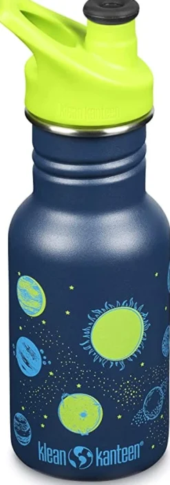 Klean Kanteen Kid Classic Sport Bottle, 12 oz - Planets